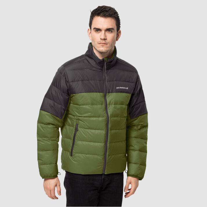 Jack Wolfskin Mens Dna Tundra Down Jacket Green 631792OMC